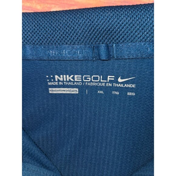 Dallas Cowboys Nike Golf Mens Blue Polo Shirt XXL - Picture 5 of 9